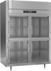 RS-2D-S1-EW-HG-HC | Ultraspec Extra Wide Half Glass Door Reach-In Refrigerator