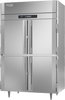 RS-2D-S1-PT-HD-HC | Ultraspec Half Solid Door Pass-Thru Refrigerator