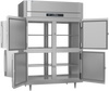 RS-2D-S1-EW-PT-HD-HC | Ultraspec Extra Wide Pass-Thru Half Solid Door Refrigerator