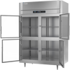 RSA-2D-S1-EW-HG-HC | Ultraspec Extra Wide Half Glass Door Reach-In Refrigerator