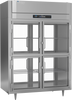 RSA-2D-S1-EW-PT-HG-HC | Ultraspec Extra Wide Pass-Thru Half Glass Door Refrigerator