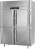 FS-2N-S1-HD-HC | Ultraspec Extra Wide Narrow Depth Half Solid Door Reach-In Freezer