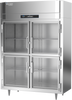 FS-2N-S1-HG-HC | Ultraspec Extra Wide Narrow Depth Half Glass Door Reach-In Freezer