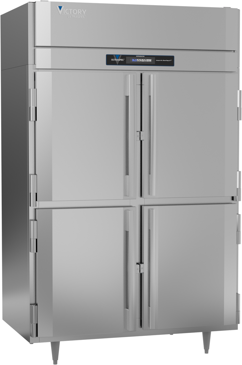 RS-2D-S1-HD-HC | Ultraspec Half Solid Door Reach-In Refrigerator