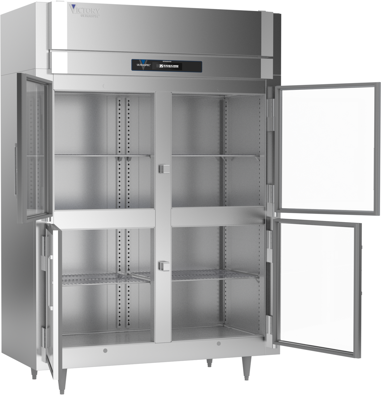 RS2NS1HGHC Ultraspec Extra Wide Narrow Depth Half Solid Door