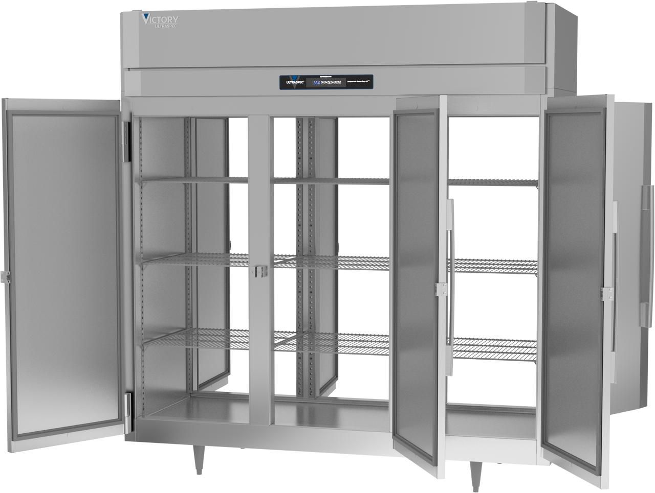 RS-3D-S1-PT-HC | Ultraspec Solid Door Pass-Thru Refrigerator