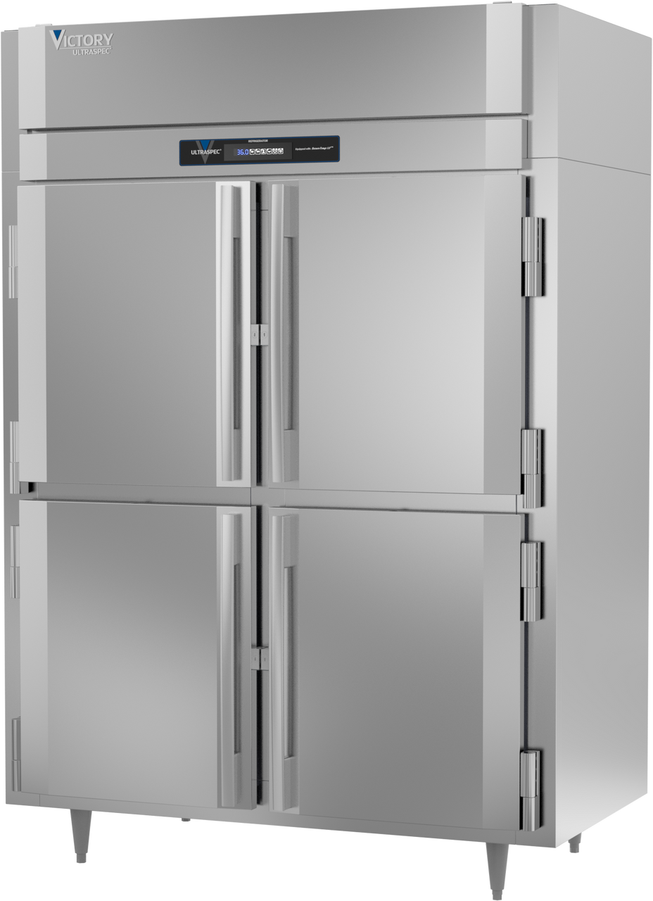 RSA-2D-S1-EW-HD-HC | Ultraspec Extra Wide Half Solid Door Reach-In