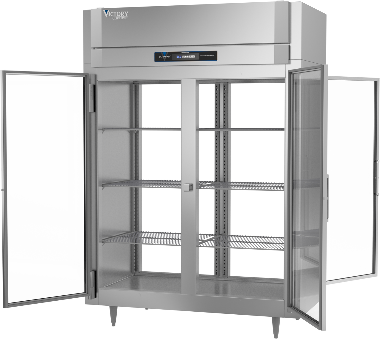 RSA-2D-S1-EW-PT-G-HC | Ultraspec Extra Wide Pass-Thru Glass Door