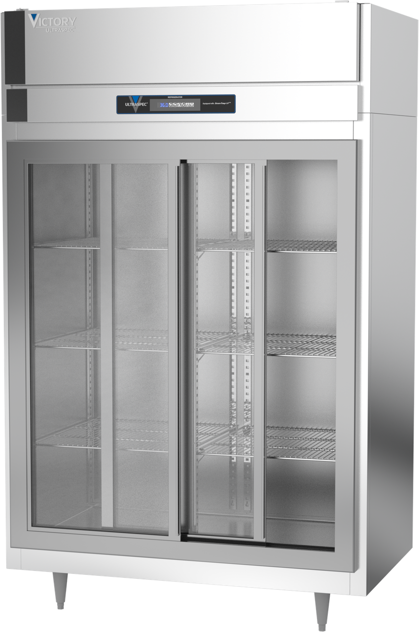 DRSA-2D-S1-LD-HC | Ultraspec Sliding Glass Doors Refrigerator
