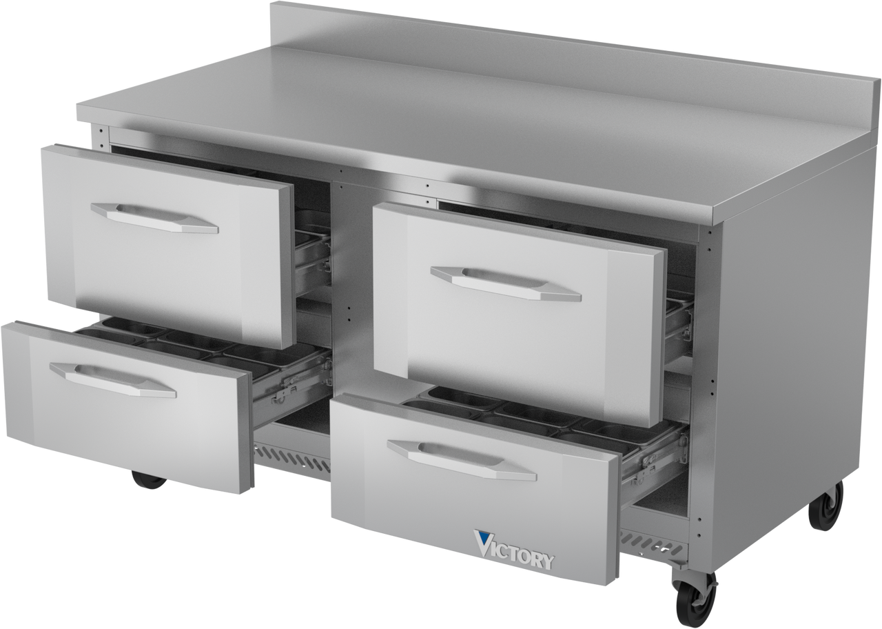 VWFD60HC4 60" Worktop Freezer Victory Refrigeration