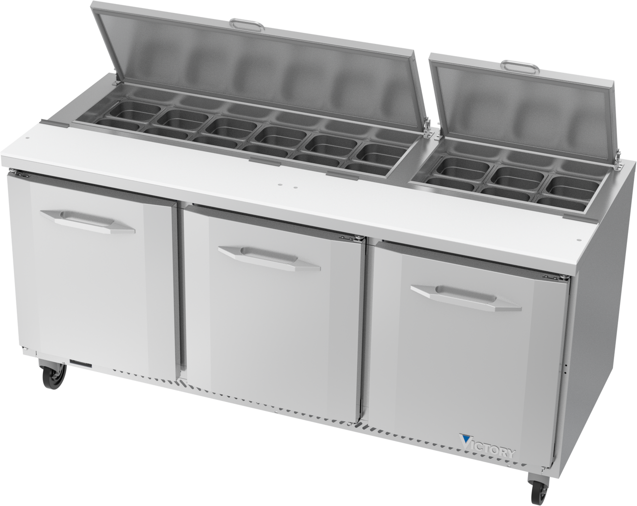 VSP72HC 18 72 Sandwich Prep Table Victory Refrigeration vsp72hc-18-72-sandwich-prep-table-victory-refrigeration