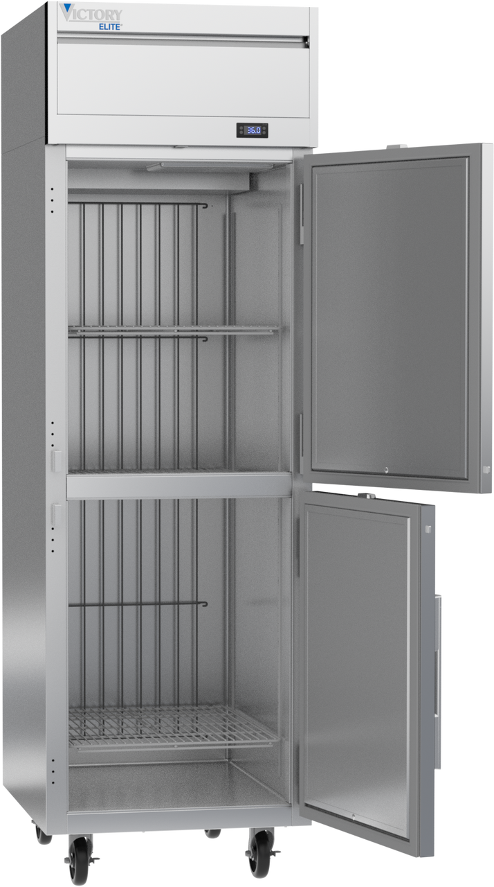 VEFSA-1D-HD-HC | Elite Series Half Solid Door Freezer | Victory