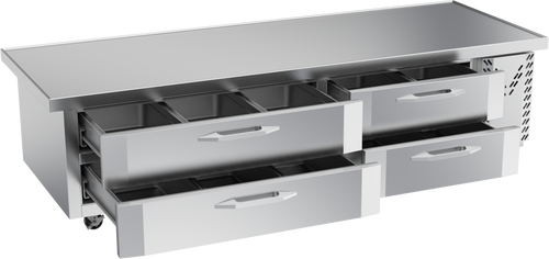 CBR84HC-89 | 84" Chef Base Refrigerator Extended Top CBR84HC-89 | 84" Chef Base Refrigerator Extended Top