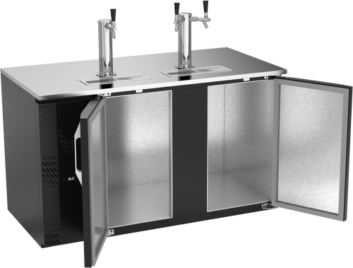 VDD58HC-B | 58" Direct Draw Dispenser in Black