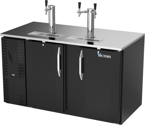 VDD58HC-B | 58" Direct Draw Dispenser in Black