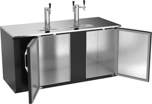 VDD68HC-B | 68" Direct Draw Dispenser in Black