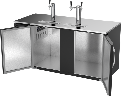 VDD68HC-B | 68" Direct Draw Dispenser in Black