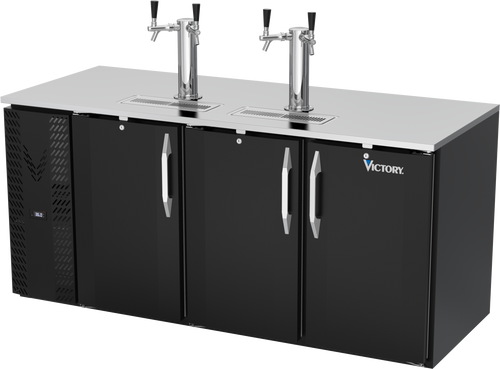 VDD72HC-B | 72" Direct Draw Dispenser in Black