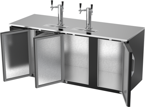 VDD78HC-B | 78" Direct Draw Dispenser in Black