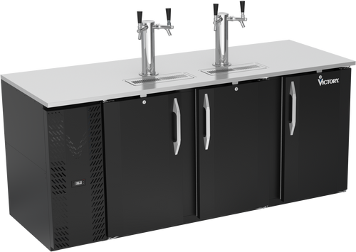 VDD78HC-B | 78" Direct Draw Dispenser in Black