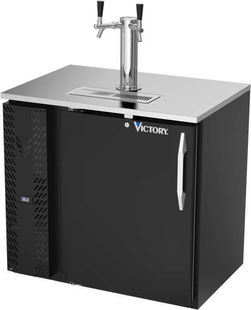 VDDN36HC-B | 36" Direct Draw Dispenser in Black