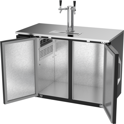 VDDN48HC-B | 48" Direct Draw Dispenser in Black