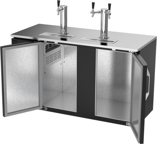 VDDN58HC-B | 58" Direct Draw Dispenser in Black