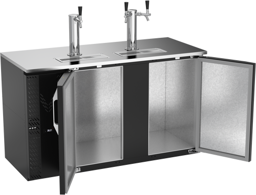 VDDN58HC-B | 58" Direct Draw Dispenser in Black