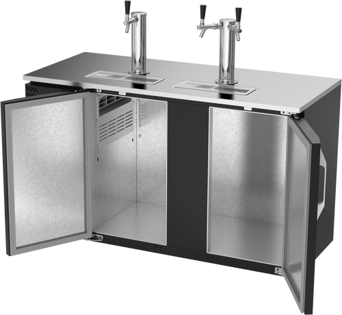 VDDN58HC-B | 58" Direct Draw Dispenser in Black