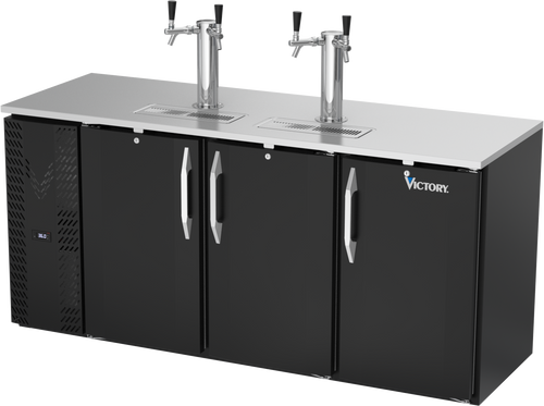 VDDN72HC-B | 72" Direct Draw Dispenser in Black