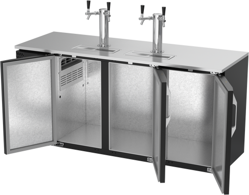 VDDN72HC-B | 72" Direct Draw Dispenser in Black