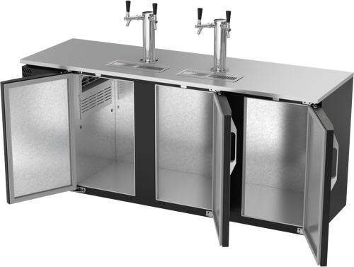 VDDN78HC-B | 78" Direct Draw Dispenser in Black