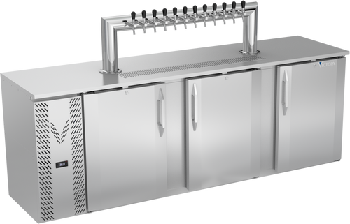 VDDN94HC-S-12T | 94" Direct Draw Dispenser / 12 Tap Tower in Stainless Steel