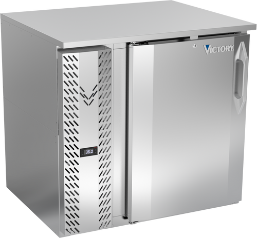 VBB36HC-F-S | 36" Solid Door Food Rated Back Bar in Stainless Steel