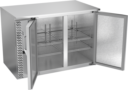 VBB48HC-S | 48" Solid Doors Back Bar in Stainless Steel