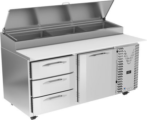 VPPD67HC-3 | 67" Pizza Prep Table VPPD67HC-3 | 67" Pizza Prep Table