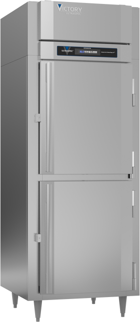 RS-1D-S1-EW-HD-HC | Ultraspec Extra Wide Half Solid Door Reach-In Refrigerator