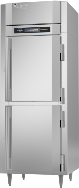 RS-1D-S1-EW-PT-HD-HC | Ultraspec Extra Wide Pass-Thru Half Solid Door Refrigerator RS-1D-S1-EW-PT-HD-HC | Ultraspec Extra Wide Pass-Thru Half Solid Door Refrigerator