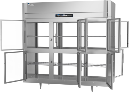 RS-3D-S1-EW-PT-HG-HC | Ultraspec Extra Wide Pass-Thru Half Glass Door Refrigerator RS-3D-S1-EW-PT-HG-HC | Ultraspec Extra Wide Pass-Thru Half Glass Door Refrigerator