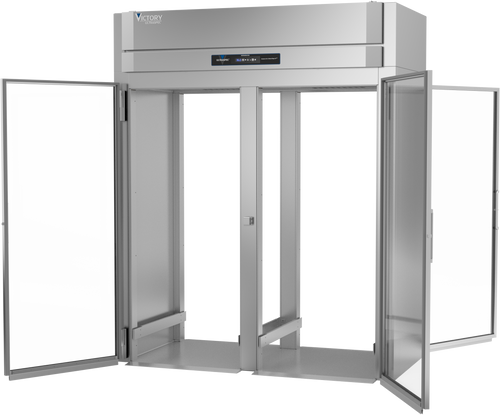 RIS-2D-S1-PT-G-HC | Ultraspec Glass Door Roll-Thru Refrigerator RIS-2D-S1-PT-G-HC | Ultraspec Glass Door Roll-Thru Refrigerator