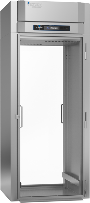 RIS-1D-S1-PT-XH-G-HC | Ultraspec Extra High Roll-Thru Solid Door Refrigerator