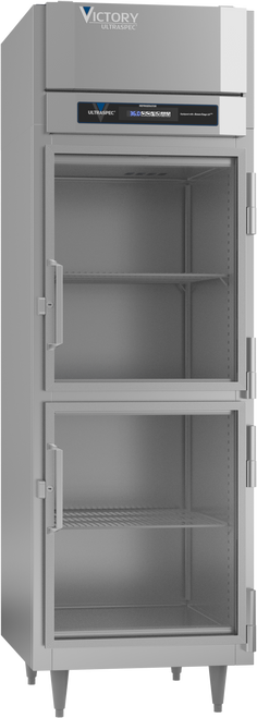 RSA-1D-S1-HG-HC | Ultraspec Half Glass Reach-In Refrigerator