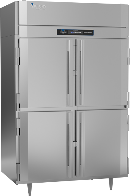 RSA-2D-S1-HD-HC | Ultraspec Half Solid Door Reach-In Refrigerator