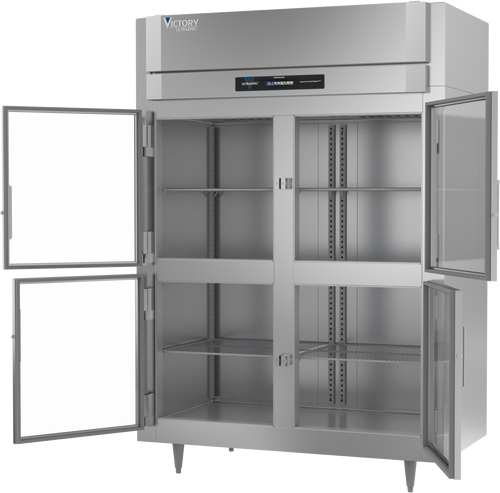 RSA-2D-S1-EW-HG-HC | Ultraspec Extra Wide Half Glass Door Reach-In Refrigerator RSA-2D-S1-EW-HG-HC | Ultraspec Extra Wide Half Glass Door Reach-In Refrigerator