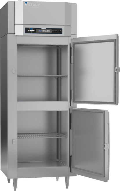 RSA-1N-S1-HD-HC | Ultraspec Extra Wide Narrow Depth Half Solid Door Reach-In Refrigerator RSA-1N-S1-HD-HC | Ultraspec Extra Wide Narrow Depth Half Solid Door Reach-In Refrigerator