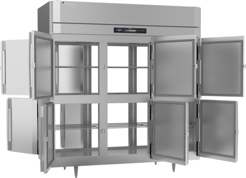 RSA-3D-S1-PT-HD-HC | Ultraspec Half Solid Door Pass-Thru Refrigerator RSA-3D-S1-PT-HD-HC | Ultraspec Half Solid Door Pass-Thru Refrigerator