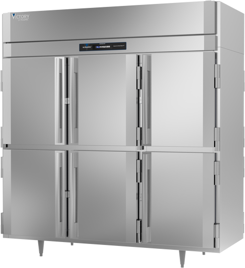 RSA-3D-S1-PT-HD-HC | Ultraspec Half Solid Door Pass-Thru Refrigerator RSA-3D-S1-PT-HD-HC | Ultraspec Half Solid Door Pass-Thru Refrigerator