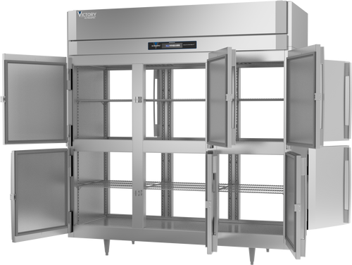 RSA-3D-S1-PT-HD-HC | Ultraspec Half Solid Door Pass-Thru Refrigerator RSA-3D-S1-PT-HD-HC | Ultraspec Half Solid Door Pass-Thru Refrigerator