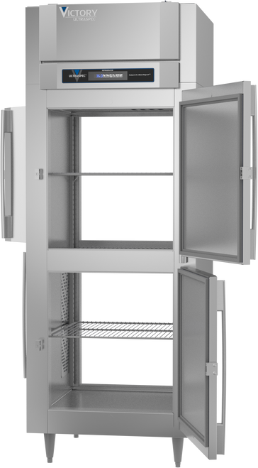 RSA-1D-S1-EW-PT-HD-HC | Ultraspec Extra Wide Pass-Thru Half Solid Door Refrigerator RSA-1D-S1-EW-PT-HD-HC | Ultraspec Extra Wide Pass-Thru Half Solid Door Refrigerator