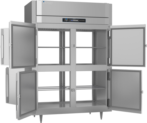 RSA-2D-S1-EW-PT-HD-HC | Ultraspec Extra Wide Pass-Thru Half Solid Door Refrigerator RSA-2D-S1-EW-PT-HD-HC | Ultraspec Extra Wide Pass-Thru Half Solid Door Refrigerator